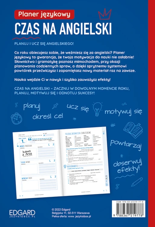 Angielski. Czas na angielski. Planer językowy A2-B1